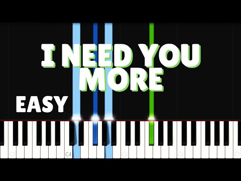 I Need You More (PIANO SHEET) - Kim Walker Smith