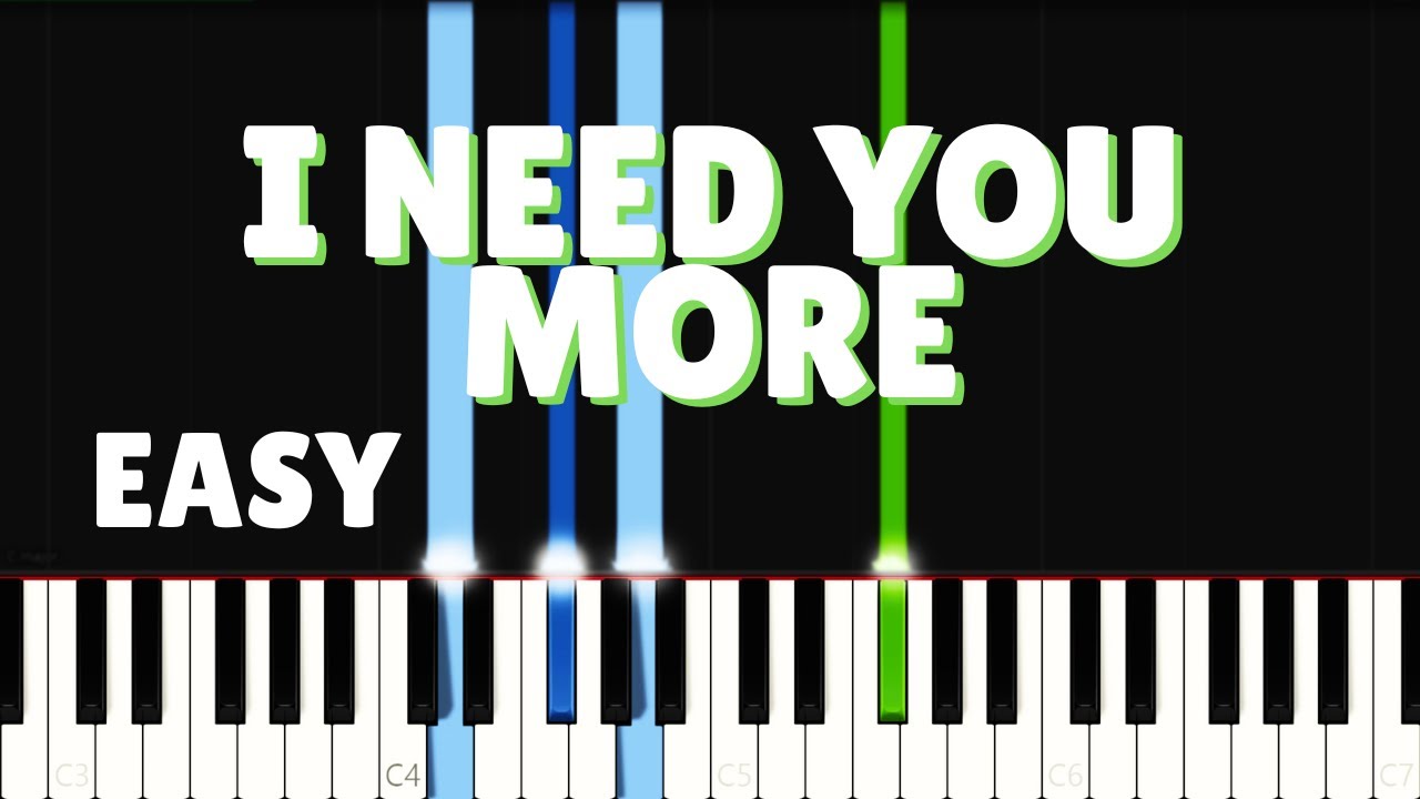 Kim Walker Smith - I Need You More | EASY PIANO TUTORIAL by Synthly