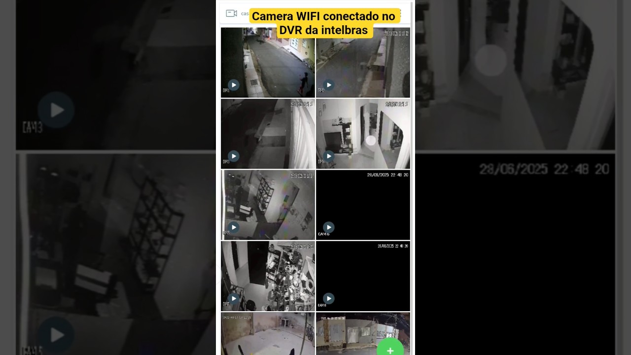 camera wifi no DVR da intelbras EKAZA