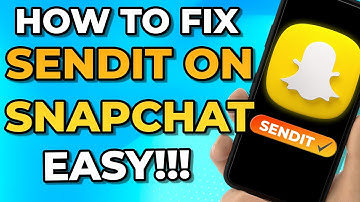 How To Fix Sendit NOT Working On Snapchat 2023 (New Update)