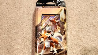 Lycanroc V Battle Deck Opening!