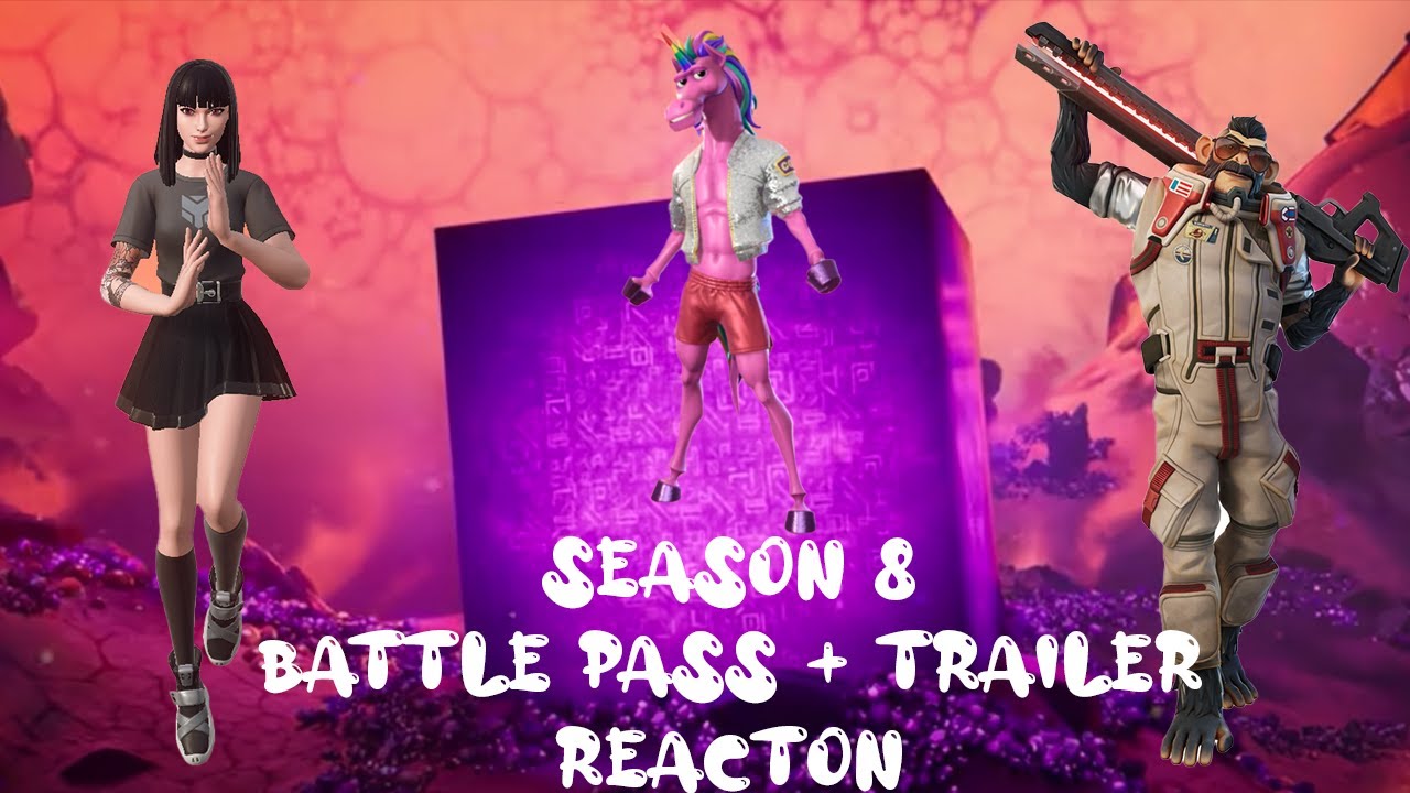 Fortnite Season 8 Trailer & Battle Pass Reactions