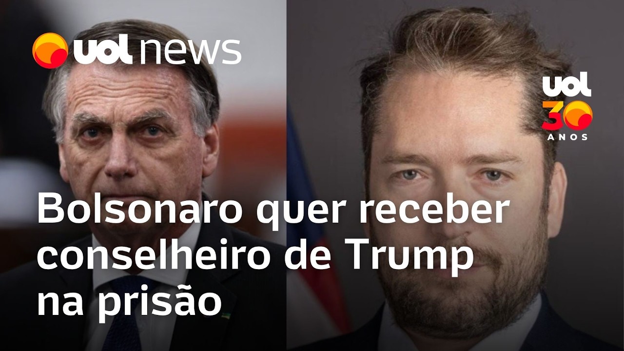 Bolsonaro pede autorização a Moraes para receber conselheiro de Trump na prisão