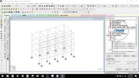 PART 4 Seismic Definition in STAAD