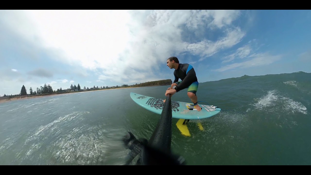 my longest glide sup foiling shot with xiaomi mi sphere camera YouTube