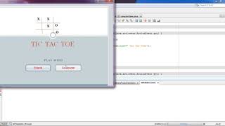 TicTacToe GameApplication|java|Net-Beans|Playing With Computer And Friends|Artificial Intelligence screenshot 3