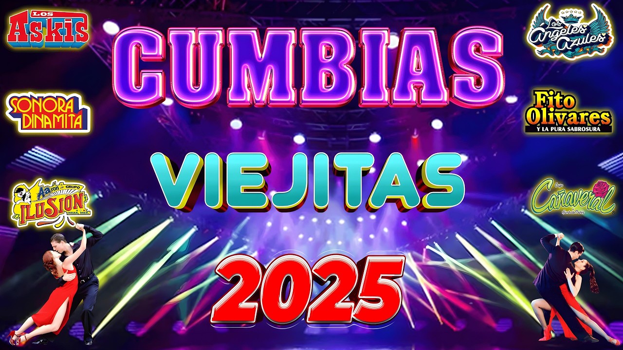 CUMBIAS PARA BAILAR TODA LA NOCHE LOS ÁNGELES AZULES, CAÑAVERAL, SONORA DINAMITA, YAGUARU