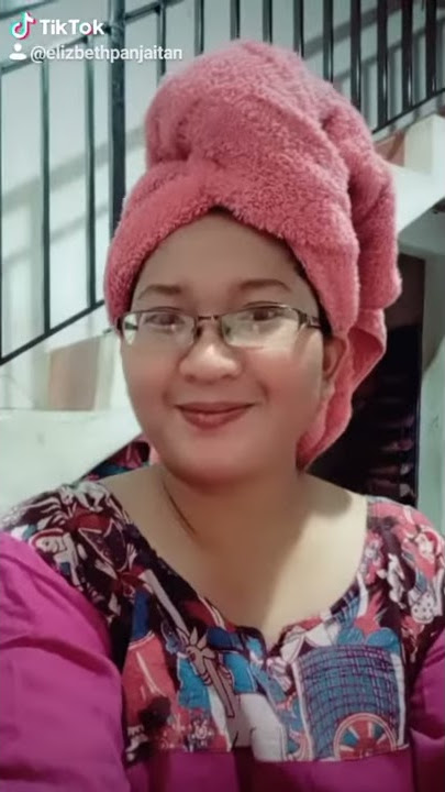 Tiktokan sehabis mandi