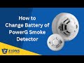 How to Change the Battery in a PowerG Smoke Detector