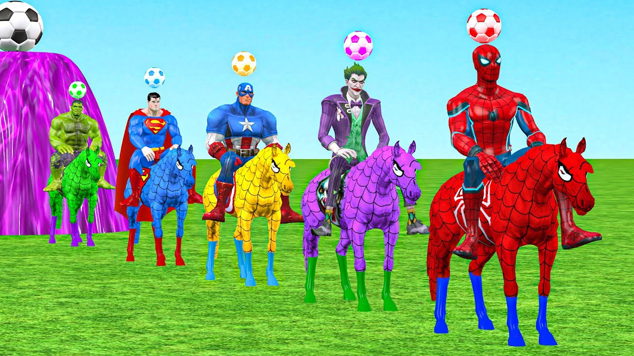 Galaxy Long Slide Game With Cow Elephant Gorilla Hippopotamus Tiger 3dAnimal Game Funny 3d Animals