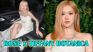 ROSÉ at the Tiffany Botanica Exhibition in Japan - Tiffany Botanica Blue Book 2022 Exhibition