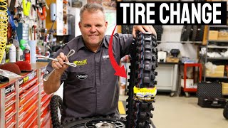 Dirt Bike Tire Change