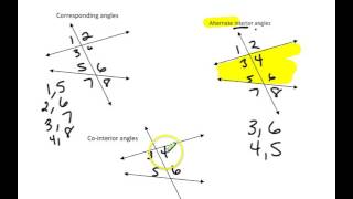 parallel lines proofs pt 1