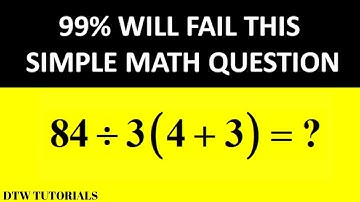99% Will Fail This Simple Math Question