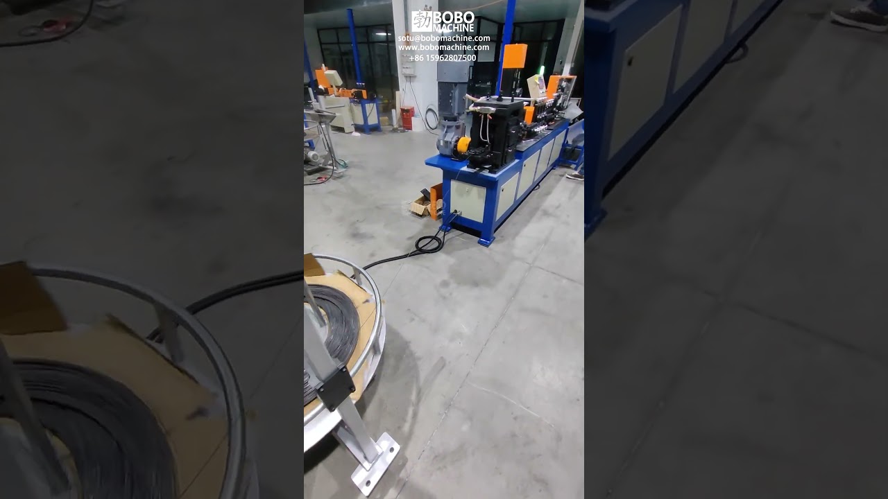 High Speed Round Wire Flattening And Cutting Machine 