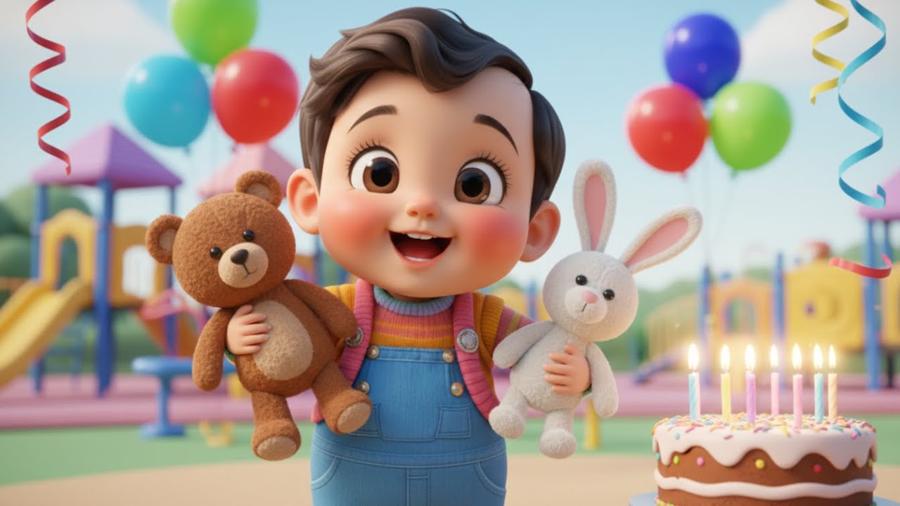 Birthday Cake & Party Animals Song  | Celebration Party Song for Kids | Nursery Rhymes & Baby Songs