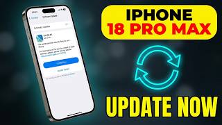 How To Update Iphone 18 Pro Max