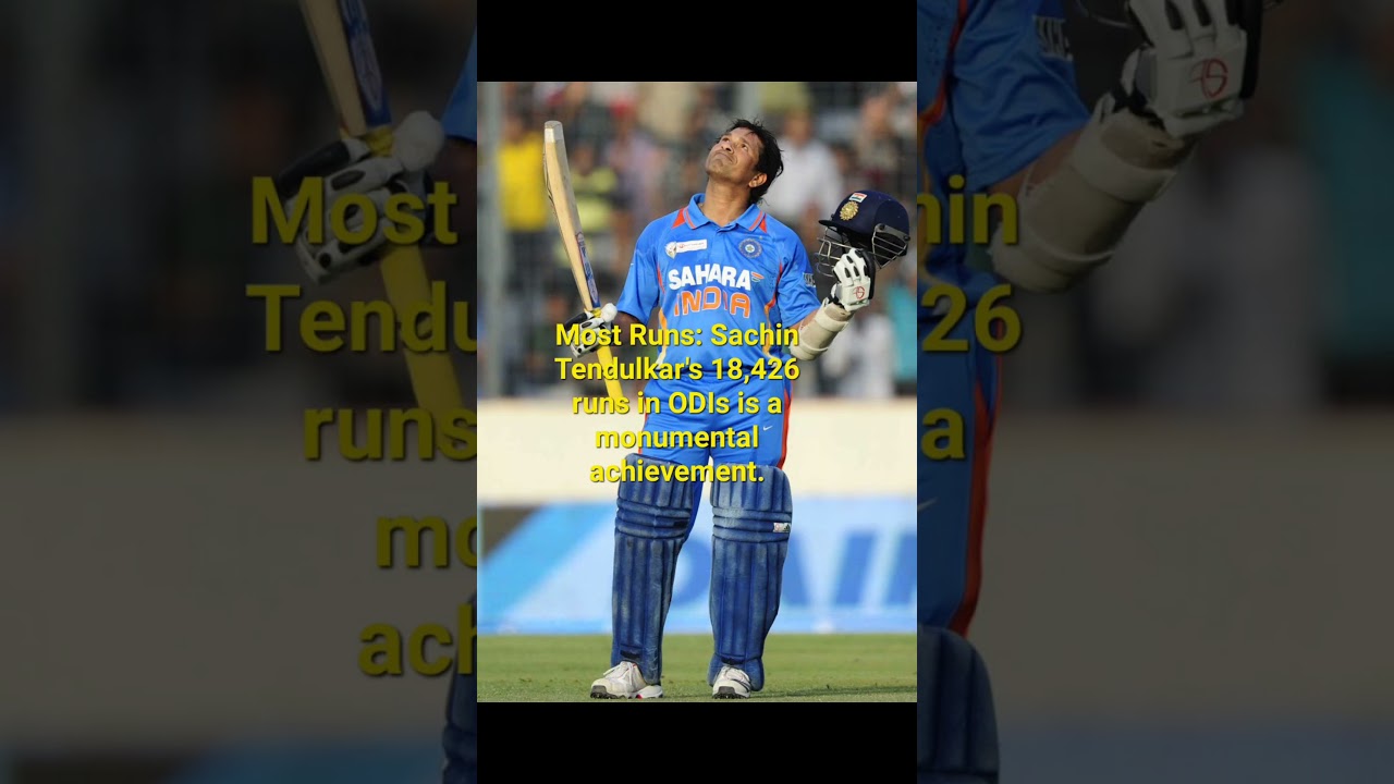 Some of the unbreakable records of ODI Cricket l 