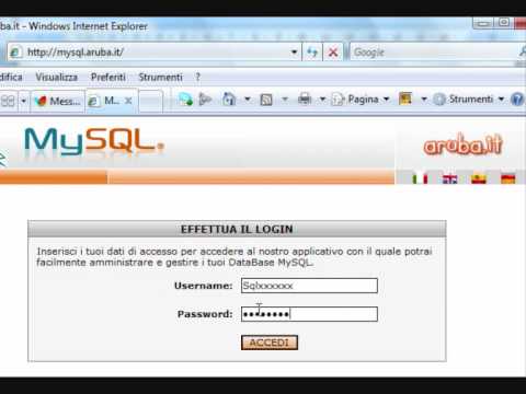 Drupal - 02 Importare il file .sql nel database