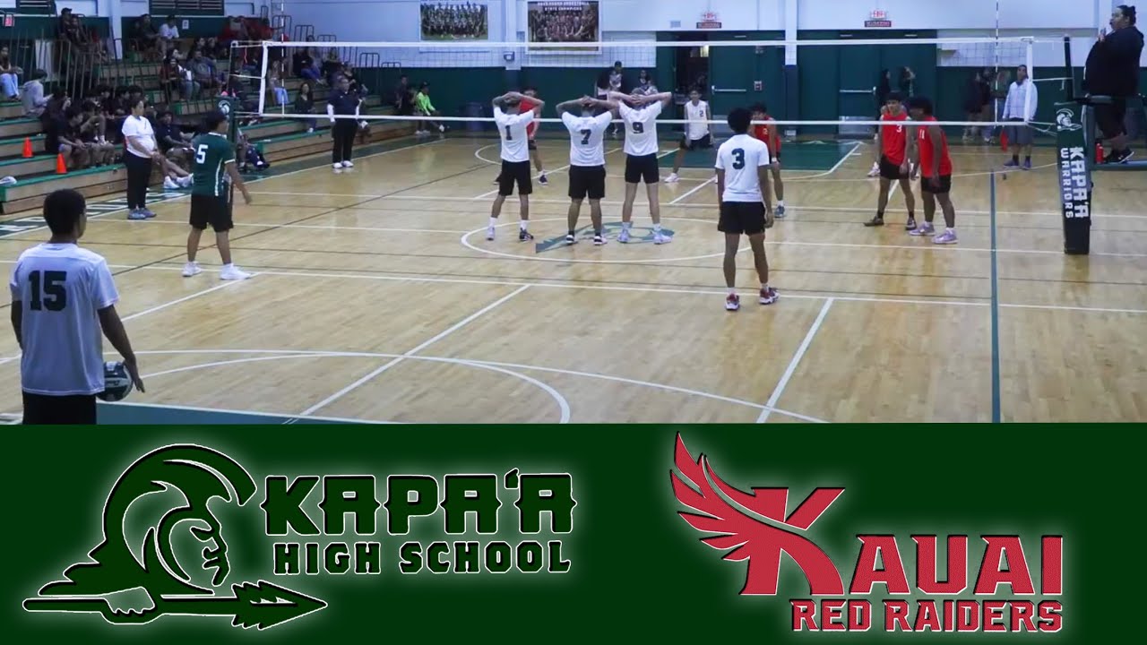 Kapaa Warriors Boys Volleyball VS Kauai Raiders 4-19-24 LIVE - YouTube