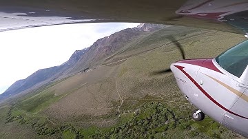 Mammoth Mountain Airport Approach and Landing Runway 27