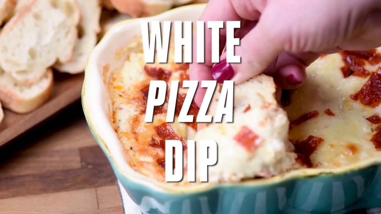 White Pizza Dip with Pepperoni - Plain Chicken