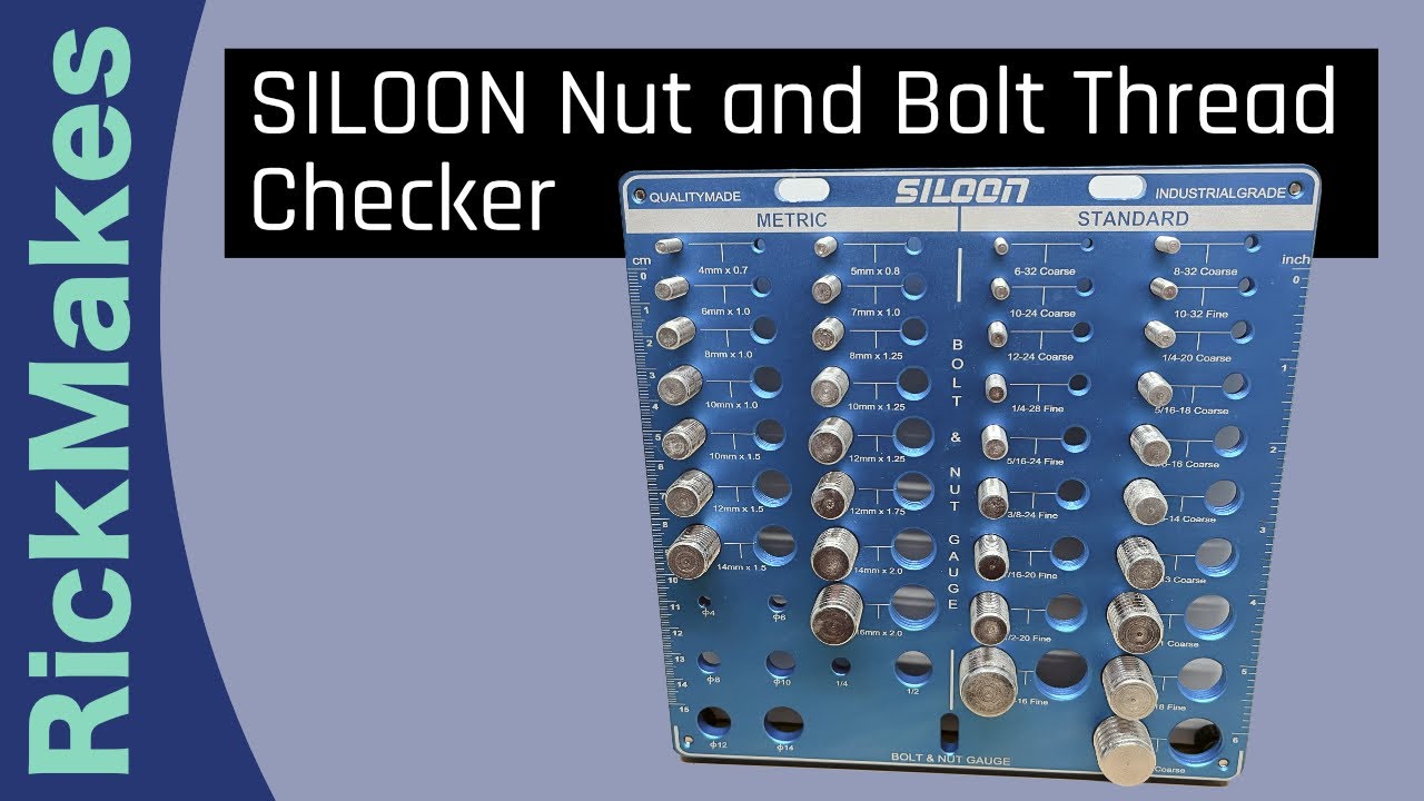SILOON Nut and Bolt Thread Checker
