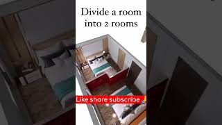 divide room into 2 room 🧐😋😋🤔