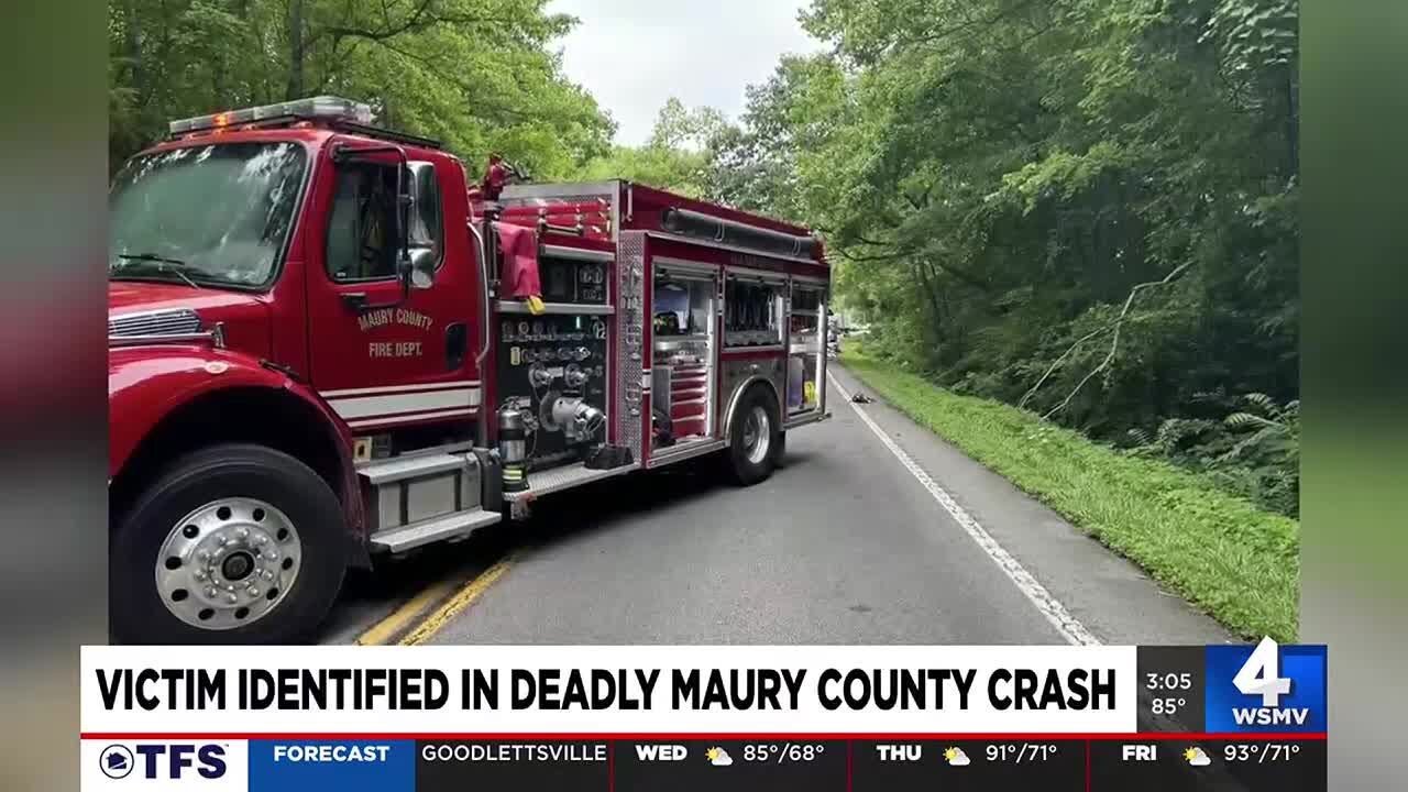 Victim identified in deadly Maury County crash - YouTube