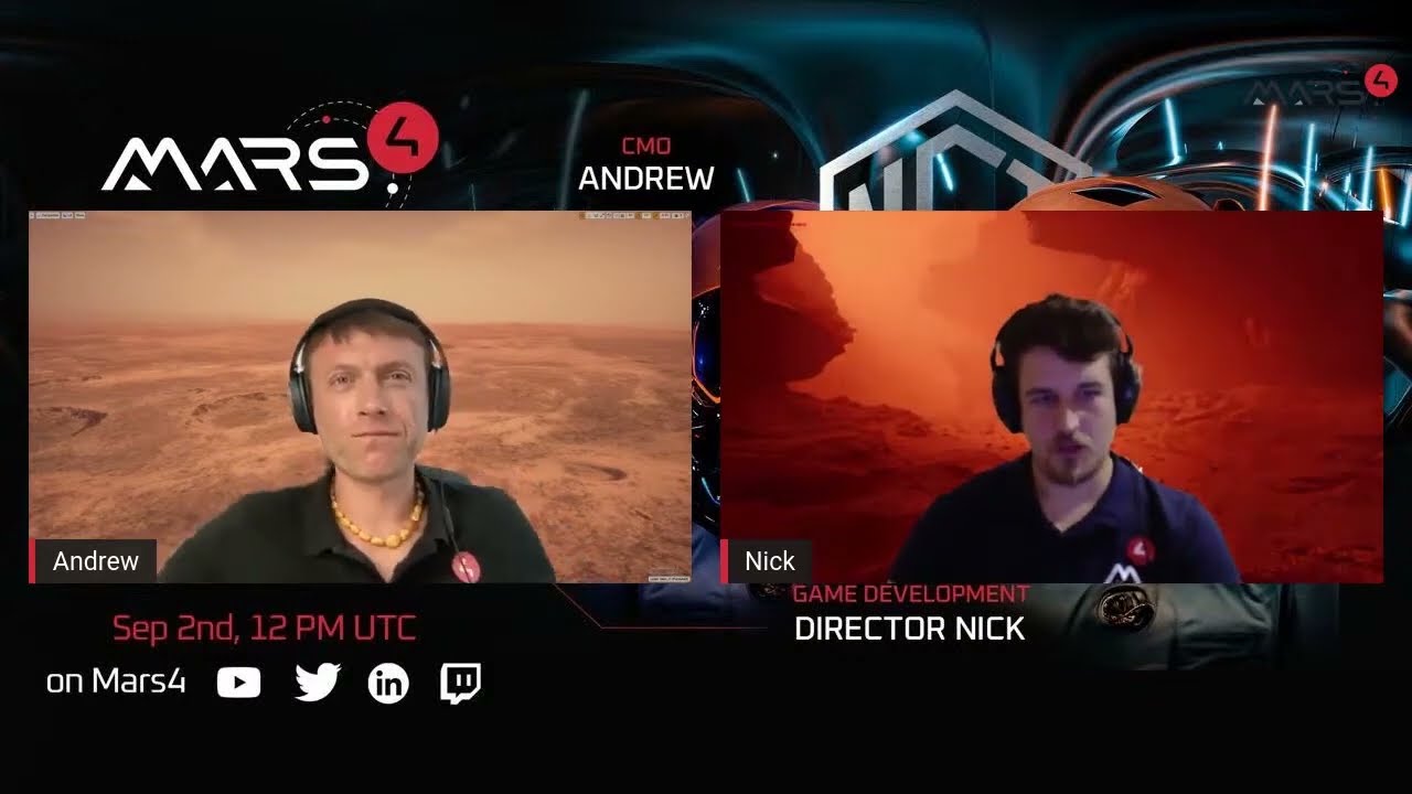 Mars Control Center, Success Rate, Job Market | NFTs live in-game AMA short clip