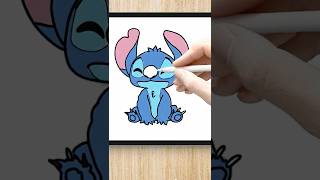 ✨ How to Draw Stitch Easily 🖍️ | Step-by-Step Tutorial for Kids 👶 | Kawaii Disney Drawings
