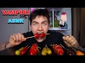 Vampire ASMR TANGHULU (CRUCHY, CANDIED FRUITS (CRACKLING EATING SOUNDS) Talking | VASMR