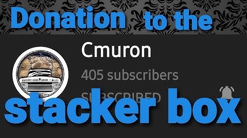 Stacker box addition