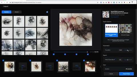 Big Runway Latent Walk Interpolation Interface Improvements! StyleGAN and BigGAN
