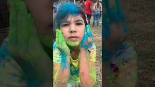 🎉Happy Holi🎈Celebrating Holi with the kids | Holi Festival of Colours for Kids #kidsshorts