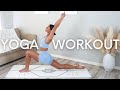 30 min pilates yoga workout  full body stretch  strengthen