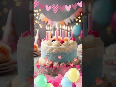 Happy birthday to you song 💖 Balloon motion birthday #happybirthday #birthdaycake #birthdaysong