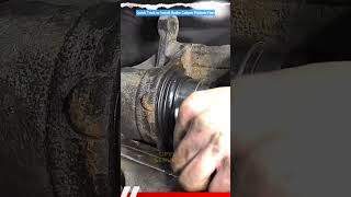 Quick Trick to Install Brake Caliper Pistons Fast #mechanic #brakesystem #shorts