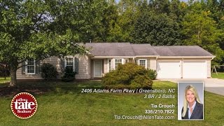 Home for Sale -- 2406 Adams Farm Pkwy, Greensboro NC -- Tia Crouch
