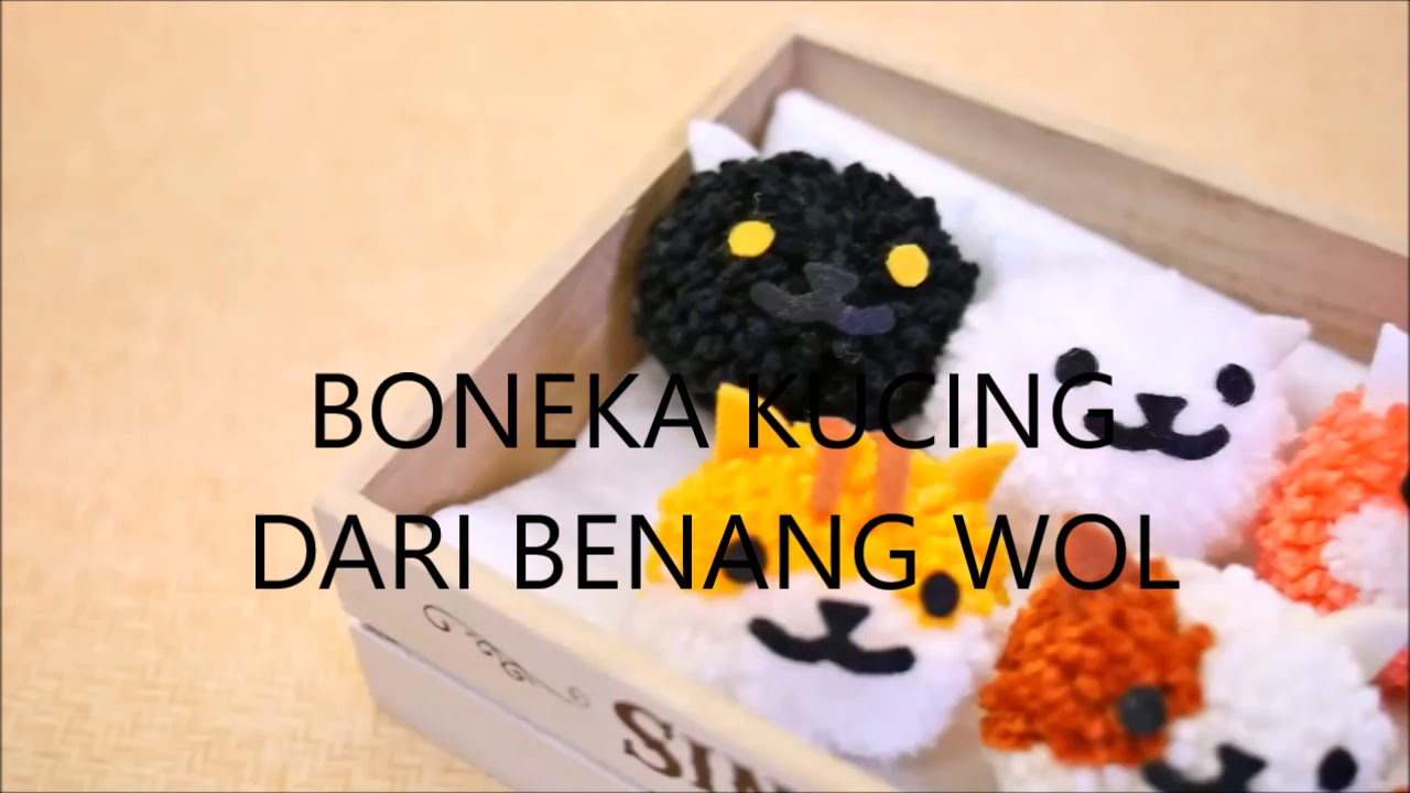 iklan kerajinan  tangan boneka  kucing dari  benang  wol  YouTube