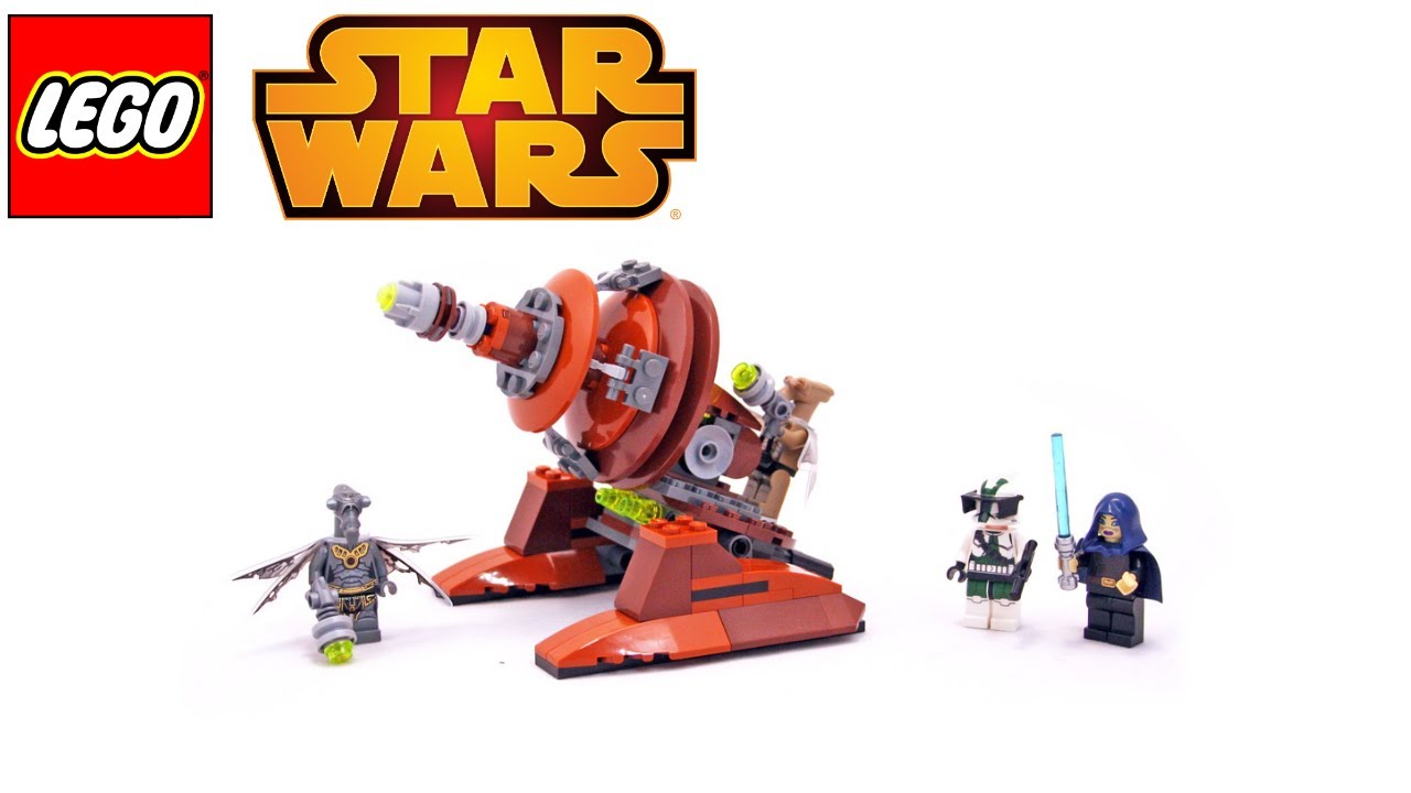 Lego Star Wars: Geonosian Cannon Speed Build! (9491)