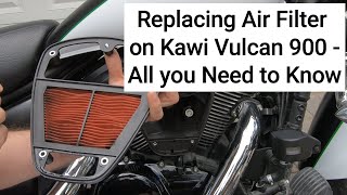 How to Replace an Air Filter on Kawasaki Vulcan 900  Stepbystep Instructions