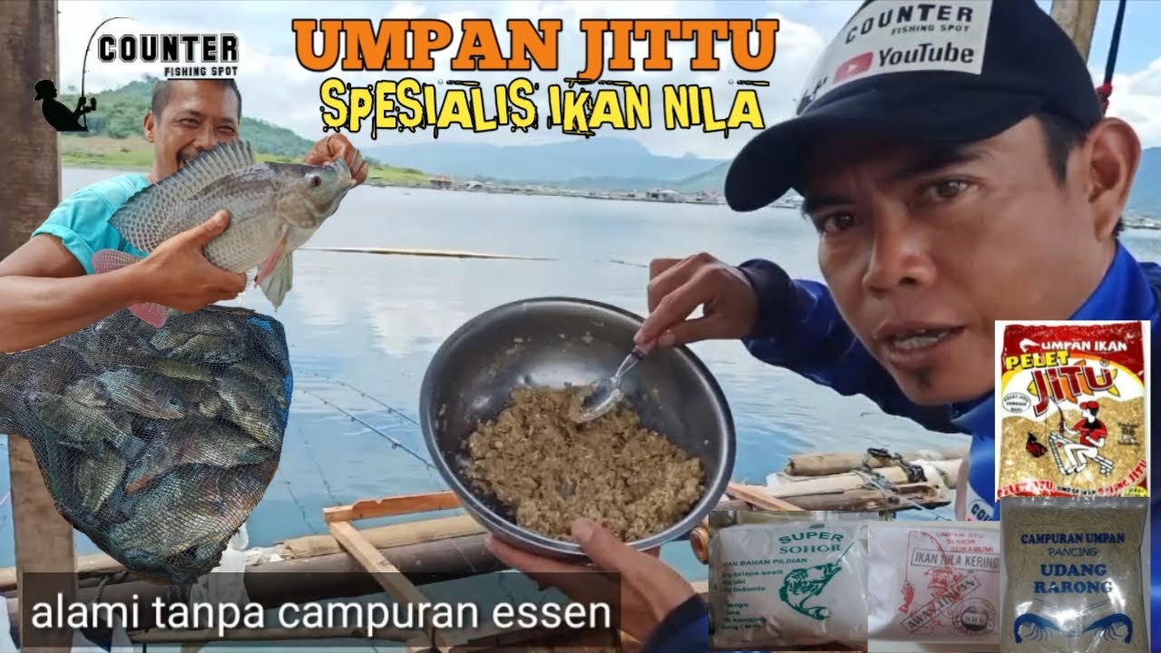 Umpan geleng paling jitu SPESIALIS IKAN NILA // sudah teruji selama 10