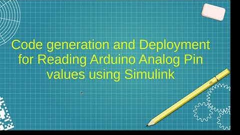 Code generation and Deployment to Arduino for reading Potentiometer value