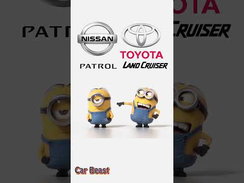 Nissan Patrol VS Toyota Land Cruiser v8 minions style#trending #tiktok #status #funny#foryou#shorts
