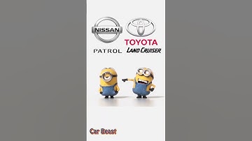 Nissan Patrol VS Toyota Land Cruiser v8 minions style#trending #tiktok #status #funny#foryou#shorts