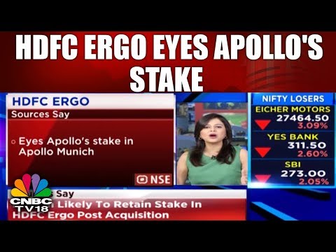 HDFC Ergo Eyes Apollo’s Stake In Apollo Munich | CNBC TV18