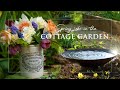 Spring cottage garden  spring seed sowing  spring equinox  solar water feature  forest sounds