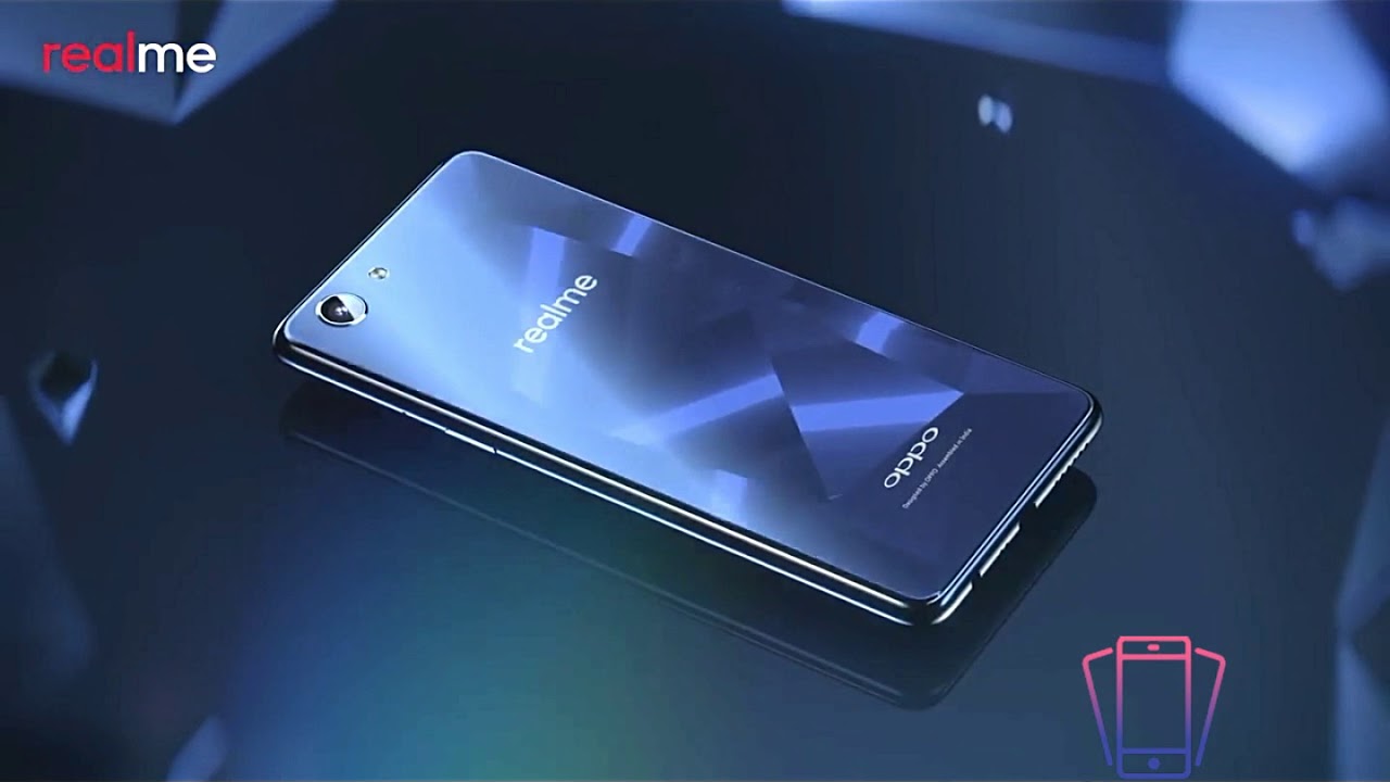 Realme 1- Glossy Diamond Black Design