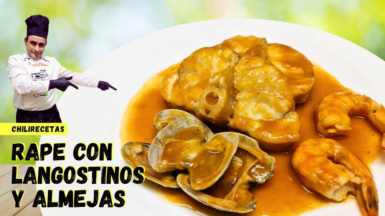 🎄Rape con langostinos y almejas: Receta festiva perfecta para Navidad | El Chili de Castañeda 🎅